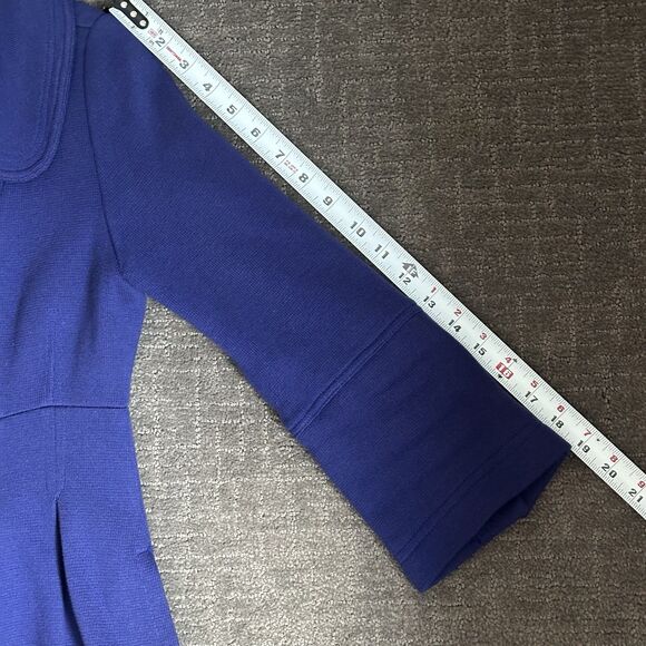 Forever 21 Women’s Big Button Purple Peacoat Size M Vtg Retro Coquette Babydoll - Picture 11 of 16